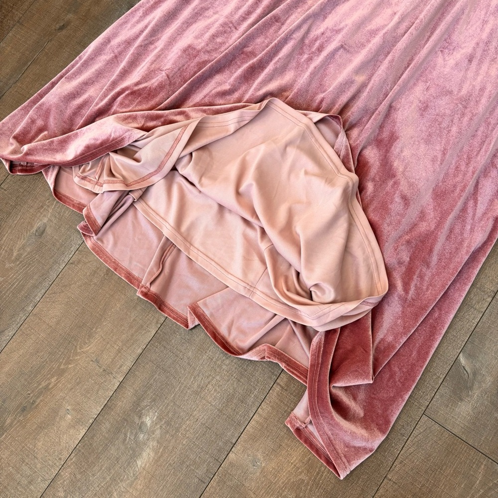 Bill Levkoff 1802 Velvet Rose Dress Gown Women's Special Ocassion Size 10 - Picture 10 of 16